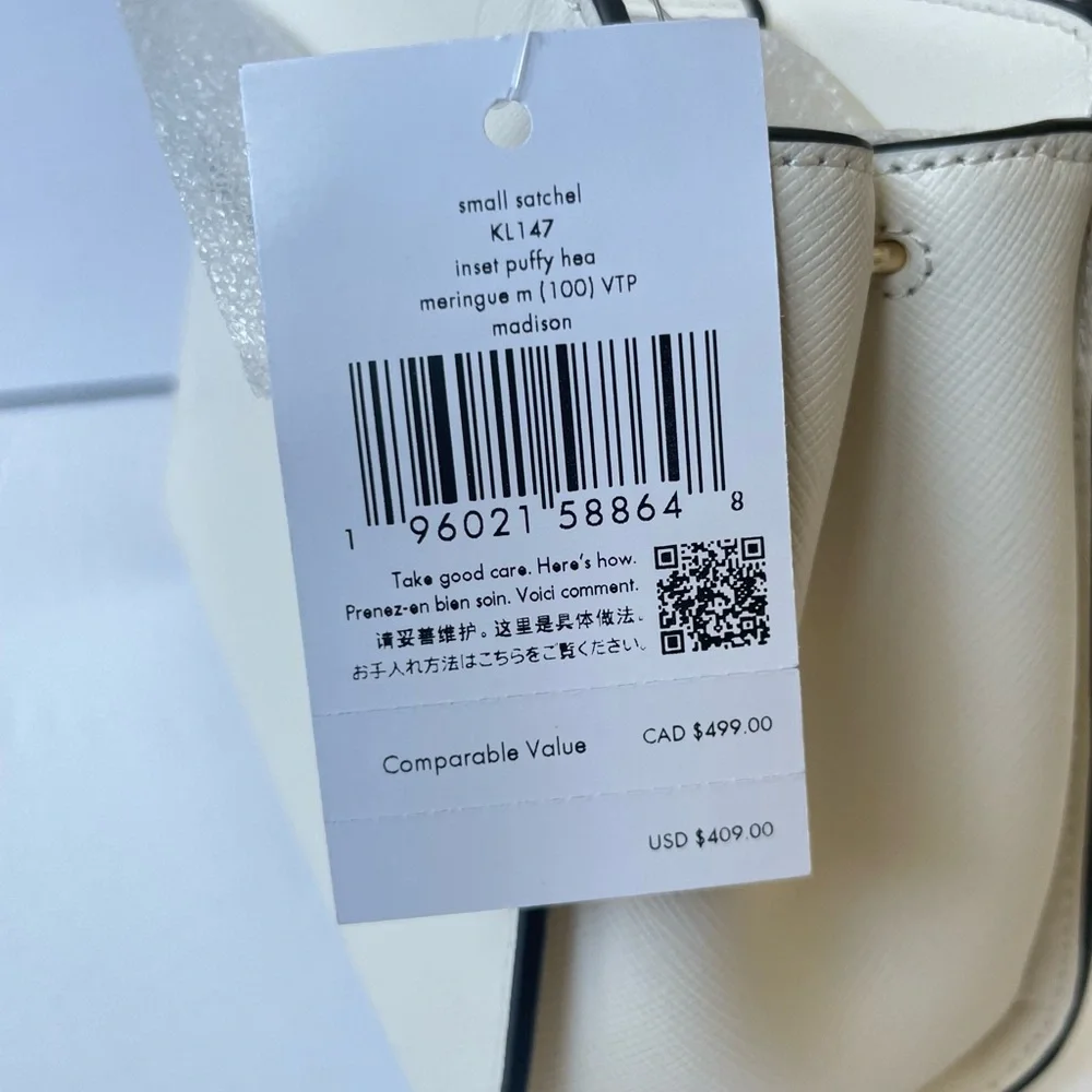 Kate Spade White and Red Heart Wristlet - Picture 5 of 10